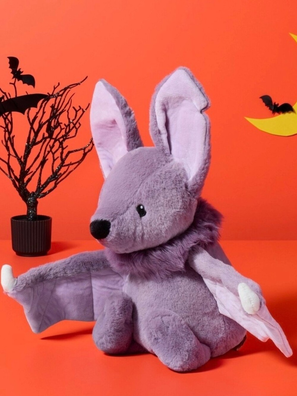 New Gigglescape Halloween 14.5" Interactive purple Bat Stuffed Animal plush toy
